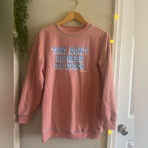 Shania Twain That Don't Impress Me Much" Sweatshirt in Dusty rose size medium